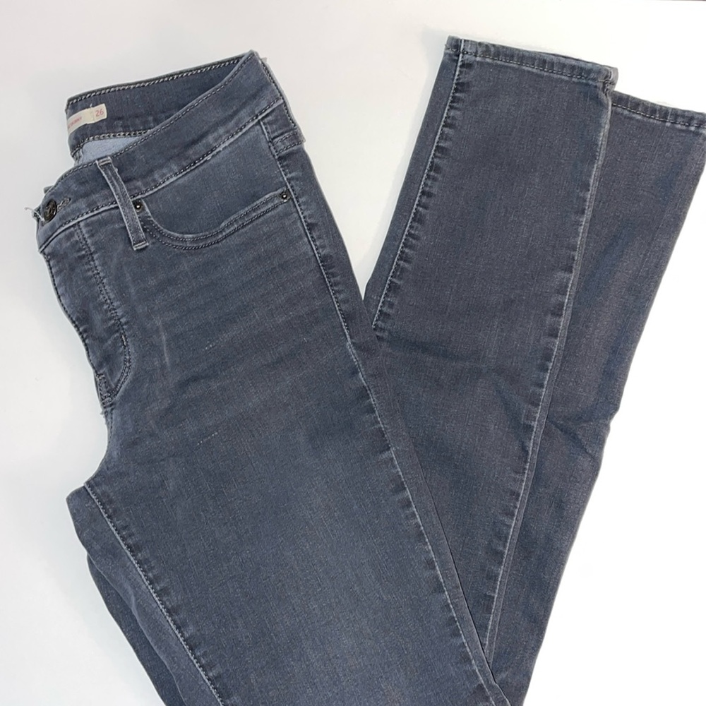 311 Skinny Jeans,size 26, dark gray good condition